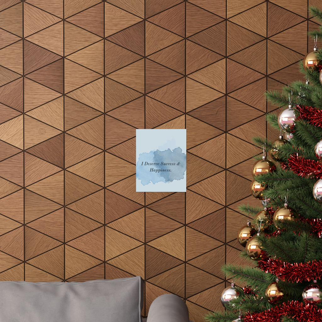 You Deserve Happiness – Aesthetic Self Love Wall Art